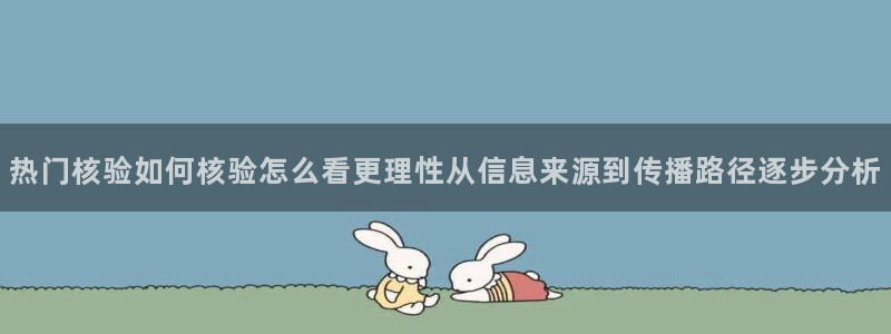 91吃瓜网络动态:热门核验如何核验怎么看更理性从信息来源到传播路径逐步分析